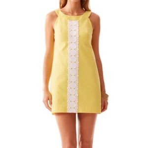 Lilly Pulitzer Jacqueline Yellow shift dress